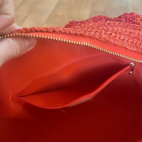 NWT Kate Spade Red/Orange Tote Bag - Picture 5 of 11